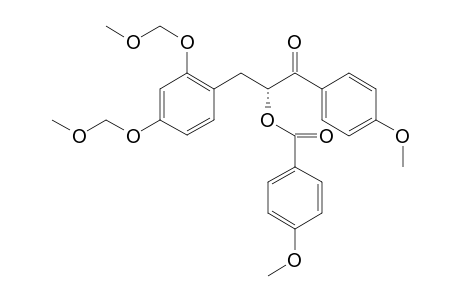 (.alpha.R)-4-Methoxy-.alpha.-O-(4-methoxybenzoyl)-2',4'-di-O-methoxymethyldihydrochalcone