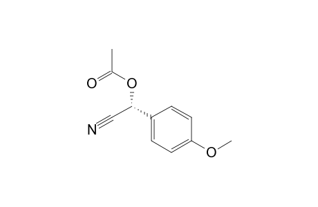 (R)-(+-2-Acetoxy-2-(4-methoxyphenyl)acetonitrile
