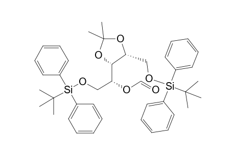 1,5-Di-O-(tert-butyldiphenylsilyl)-2-O-formyl-3,4-O-isopropylidene-D-arabinitol