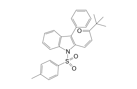 (Z)-4,4-Dimethyl-1-(3-phenyl-1-tosyl-1H-indol-2-yl)pent-1-en-3-one