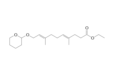 Ethyl 4,8-dimethyl-10-[tetrahydropyranyloxy]-4E,8E-decadienoate