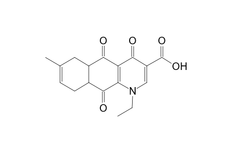 Benzo[g]quinoline-3-carboxylic acid, 1-ethyl-1,4,5,5a,6,9,9a,10-octahydro-7(or 8)-methyl-4,5,10-trioxo-