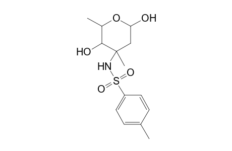 DL-lyxo-Hexose, 2,3,6-trideoxy-3-C-methyl-3-[[(4-methylphenyl)sulfonyl]amino]-