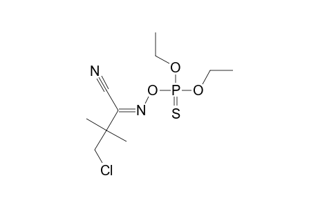 3,5-Dioxa-6-aza-4-phosphaoct-6-ene-8-nitrile, 7-(2-chloro-1,1-dimethylethyl)-4-ethoxy-, P-sulfide