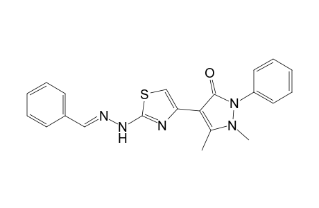 2-[(Benzylidene)hydrazino]-4-antipyrinylthiazole