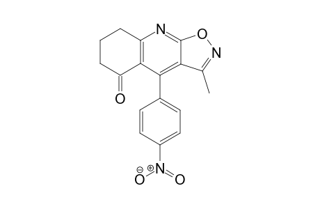 3-Methyl-4-(4-nitrophenyl)-7,8-dihydroisoxazolo[5,4-b]quinolin-5(6H)-one