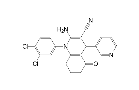 3-quinolinecarbonitrile, 2-amino-1-(3,4-dichlorophenyl)-1,4,5,6,7,8-hexahydro-5-oxo-4-(3-pyridinyl)-