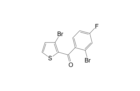 (2-Bromo-4-fluorophenyl)(3-bromothiophen-2-yl)methanone