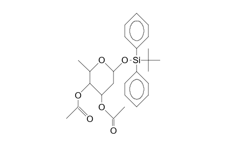 3,4-Di-O-acetyl-2-deoxy-1-O-tert-butyldiphenylsilyl-L-rhamnose