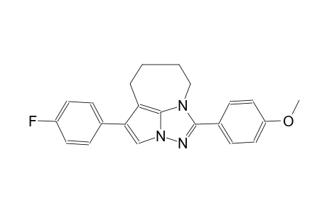 4-(4-Fluorophenyl)-1-(4-methoxyphenyl)-5,6,7,8-tetrahydro-2,2a,8a-triazacyclopenta[cd]azulene