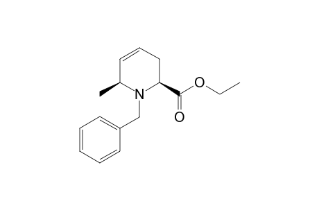(2R/S,6R/S)-1-Benzyl-6-ethoxycarbonyl-2-methyl-3,4-didehydropiperidine
