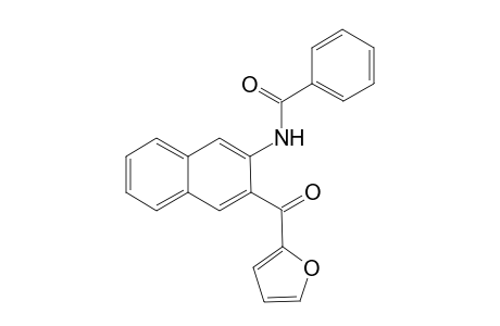 2-(N-Benzoylamino)-3-(2'-furoyl)naphthalene