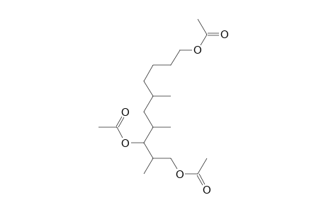 1,3,10-Decanetriol, 2,4,6-trimethyl-, triacetate