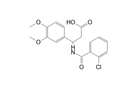 benzenepropanoic acid, beta-[(2-chlorobenzoyl)amino]-3,4-dimethoxy-