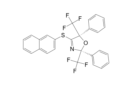 Oxazole, 2,5-dihydro-4-(2-naphthalenylthio)-2,5-diphenyl-2,5-bis(trifluoromethyl)-, cis-