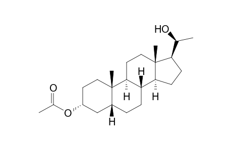 5β-pregnane-3α,20α-diol, 3-acetate