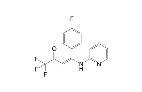 N-[1-(4-Fluorophenyl)-3-oxo-4,4,4-trifluorobut-1-en-1-yl]-2-aminopyrridine