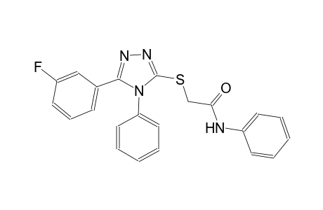 acetamide, 2-[[5-(3-fluorophenyl)-4-phenyl-4H-1,2,4-triazol-3-yl]thio]-N-phenyl-