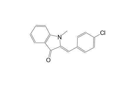 (2Z)-2-(4-chlorobenzylidene)-1-methyl-1,2-dihydro-3H-indol-3-one