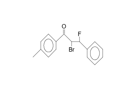 erythro-2-Bromo-3-fluoro-4'-methyl-3-phenyl-propiophenone