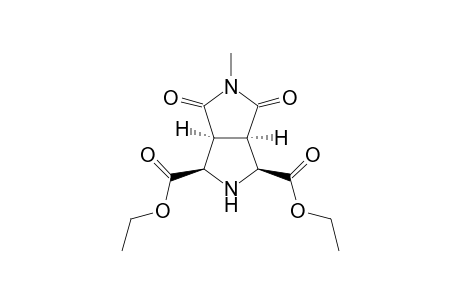 Diethyl (1R*,3S*,3aR*,6aS*)-5-methyl-4,6-dioxooctahydro pyrrolo[3,4-c]pyrrole-1,3-dicarboxylate