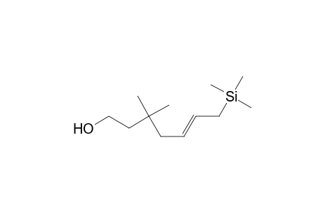 3,3-Dimethyl-7-(trimethylsilyl)-5-hepten-1-ol