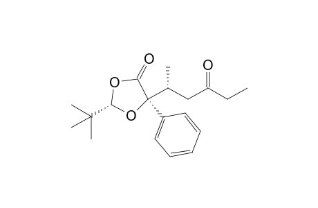 (2S,5S)-2-tert-butyl-5-[(1R)-1-methyl-3-oxo-pentyl]-5-phenyl-1,3-dioxolan-4-one