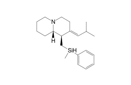(1R*,10S*,2E)-2-(Isopropylmethylene)-1-(phenylmethylsilyl)methyloctahydroquinolizidine