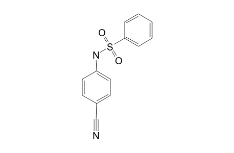 N-(4-CYANOPHENYL)-BENZENESULFONAMIDE