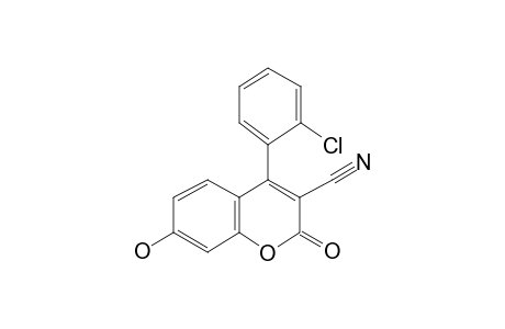 4-(2-Chlorophenyl)-7-hydroxy-2-oxochromene-3-carbonitrile