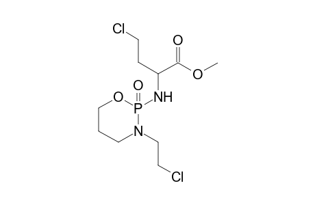 2-{[N-(2'-(Chloroethyl)methoxycarbonyl]methylamino}-3-(2"-chloroethyl)tetrahydro-2H-(1,3,2)-oxaazaphosphorin - 2-oxide