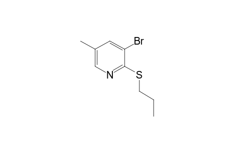 3-Bromo-5-methyl-2-(propylthio)pyridine
