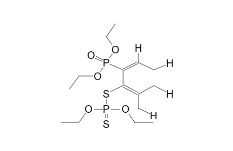 (E)-O,O-DIETHYL-S-(3-DIETHOXYPHOSPHORYL-5-METHYL-2,4-HEXADIEN-4-YL)DITHIOPHOSPHATE
