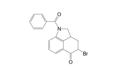 1-Benzoyl-4-bromo-2,2a,3,4-tetrahydrobenz[cd]indol-5(1H)-one