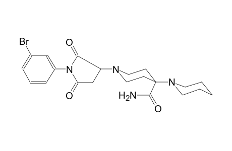 1'-(1-(3-bromophenyl)-2,5-dioxopyrrolidin-3-yl)-[1,4'-bipiperidine]-4'-carboxamide