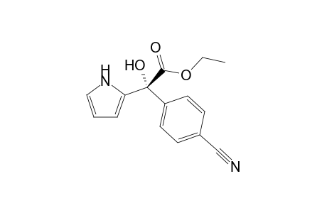 Ethyl 2-(4-cyanophenyl)-2-hydroxy-2-(1H-pyrrol-2-yl)acetate