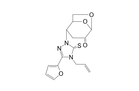 2-[3-(2-furanyl)-4-prop-2-enyl-5-sulfanylidene-1,2,4-triazol-1-yl]-6,8-dioxabicyclo[3.2.1]octan-4-one