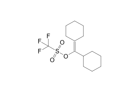 Cyclohexyl(cyclohexyliden)methyl trifluoromethanesulfonate