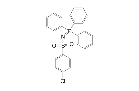 N-[(PARA-CHLOROPHENYL)-SULFONYL]-P,P,P-TRIPHENYL-PHOSPHA-LAMBDA(5)-AZENE