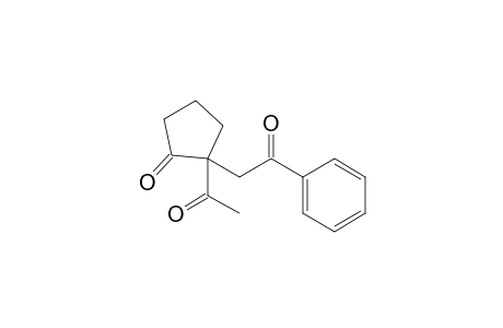 2-Acetyl-2-(2'-oxo-2'-phenylethyl)-cyclopentanone