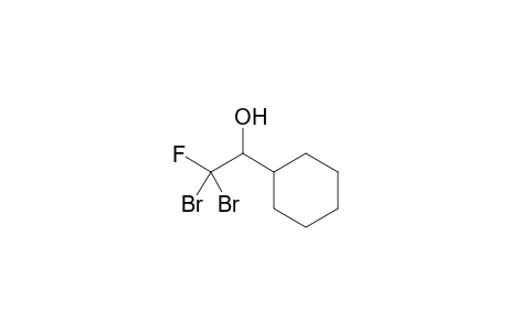 2,2-bis(bromanyl)-1-cyclohexyl-2-fluoranyl-ethanol