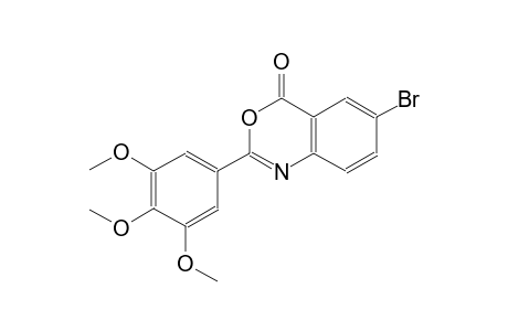 4H-3,1-benzoxazin-4-one, 6-bromo-2-(3,4,5-trimethoxyphenyl)-