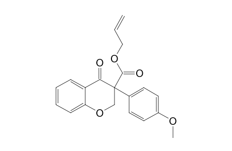 3-Allyloxycarbonyl-3-(4-methoxyphenyl)chroman-4-one