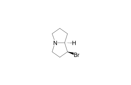 1H-Pyrrolizine, 1-bromohexahydro-, trans-