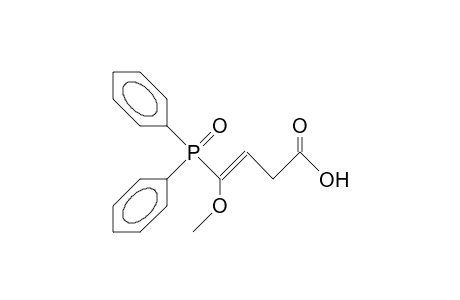 (E)-4-Diphenylphosphinoyl-4-methoxy-but-3-enoic acid