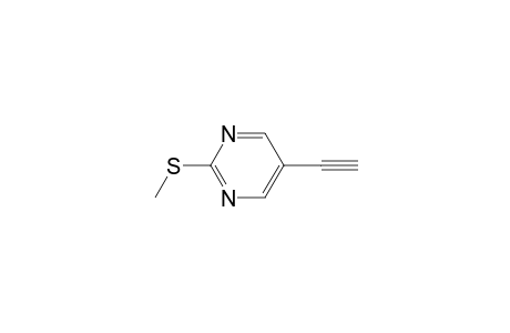 Pyrimidine, 5-ethynyl-2-(methylthio)-