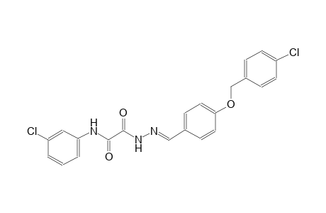 acetic acid, [(3-chlorophenyl)amino]oxo-, 2-[(E)-[4-[(4-chlorophenyl)methoxy]phenyl]methylidene]hydrazide