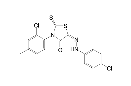 3-(2-Chloro-4-methyl-phenyl)-5-[(4-chloro-phenyl)-hydrazono]-2-thioxo-thiazolidin-4-one