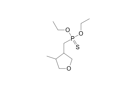 O,O-DIETHYL-(4-METHYLTETRAHYDROFURAN-3-YL)-METHYLPHOSPHONOTHIOATE;MINOR-TRANS-DIASTEREOISOMER