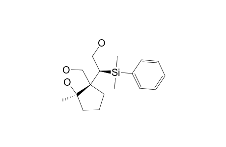 RAC-(1S,2R)-2-[(S)-1-[DIMETHYL-(PHENYL)-SILYL]-2-HYDROXYETHYL]-2-(HYDROXYMETHYL)-1-METHYLCYCLOPENTANOL